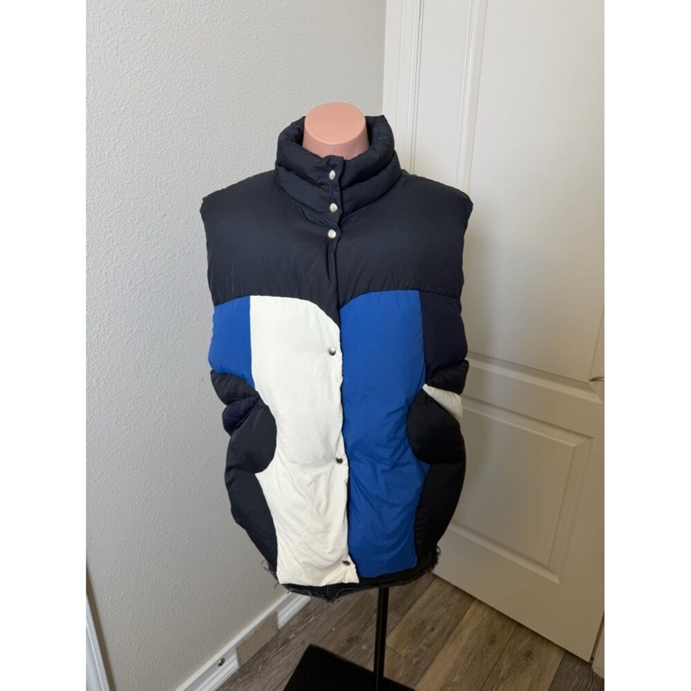 Tory Sport by Tory Burch Patchwork Compass Down Vest is a limited edition Sz XL